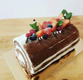 Schoko Rollcake 26cm