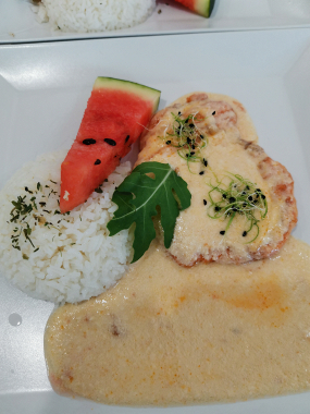 Mézes- mustáros csirkemell