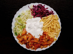 13 Velký kebab talíř 