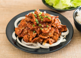 V17.BBQ Coreano di Bulboghi di Maiale