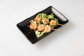 Z1.Spiedini di Gamberi in Salsa Teriyaki