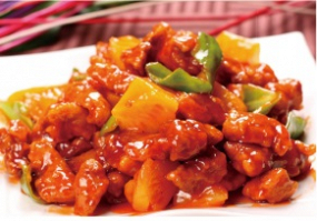 菠萝咕唠肉 bō luó gū láo ròu