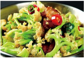 干锅花菜 gan guo hua cai