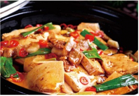 砂锅豆腐 sha guo dou fu