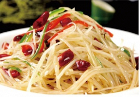 酸辣土豆丝 suān là tǔ dòu sī