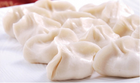 鸡肉虾水饺 jī ròu xiā shuǐ jiǎo