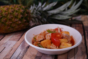 Riz sauté à l'ananas aux crevettes LIVRAISON