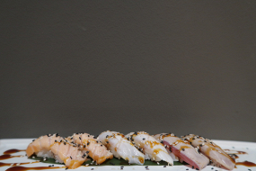 M9- NIGIRI MIX FLAMBE’ (6PZ)