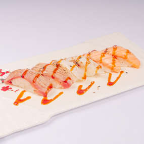 M9 : nigiri mix flambé 6pz 