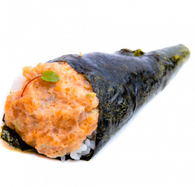 104.Temaki Spicy Tuna