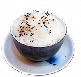 149.Riso al Vapore son Sesamo