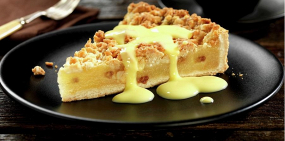 Tarta cu mere si topping de vanilie - 180g