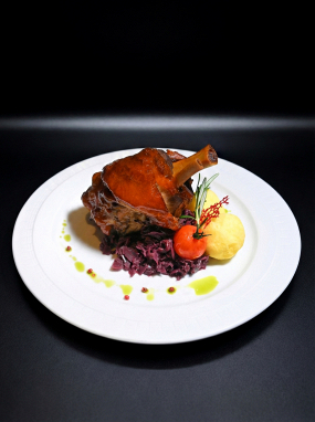 Engels Glasierte  Schweinshaxe