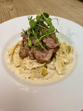 Tagliatelle con Tartufo e Maiale