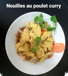 Nouilles au Poulet Curry