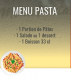 Menu Pasta