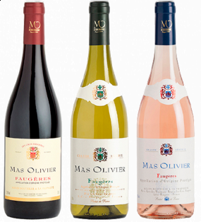 Mas Olivier (rouge, rosé, blanc) | 75cl.