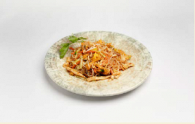 52. SPAGHETTI DI RISO VERDURE E CARNE MISTA 什锦肉粉干