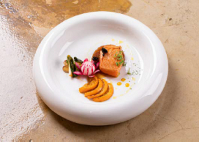 113. TRANCIO DI SALMONE 煎三文鱼