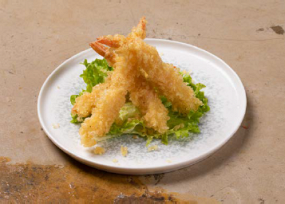 120. TEMPURA DI GAMBEONI 炸大虾 