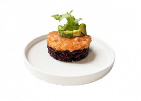 328. BLACK TARTAR DI SALMONE