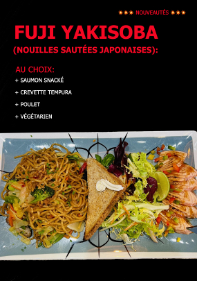 FUJI YAKISOBA (NOUILLES SAUTÉES JAPONAISES)