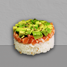 TARTARE SAUMON AVOCAT SESAME