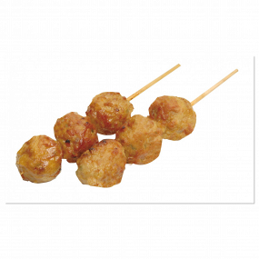 brochettes boulettes de poulet 