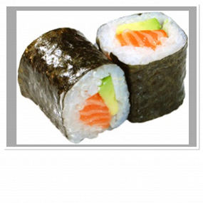 Ma8 (Maki Saumon Avocat)