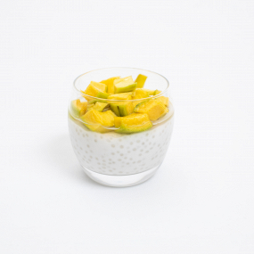 Mangós tápióka puding