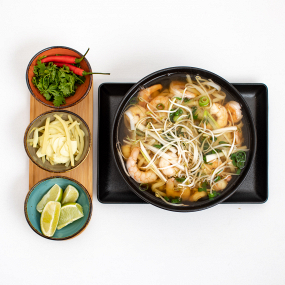 Garnélarákos Pho leves (nagy) 