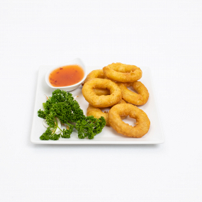 Tempura tintahalkarikák 