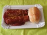 Currywurst mit Brötchen 