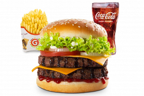 Menu Double Grill (frites + boisson)