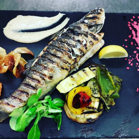 Wolfsbarsch vom Grill 