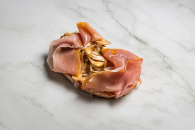 Mozzarella Funghi e Prosciutto Crudo