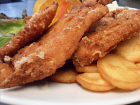 "Cotoletta" de Pez Espada (pez espada empanado)