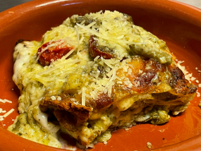 Lasagna de Pesto y Verduras