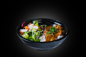75, Lachs Teriyaki
