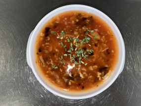 1. Pekingsuppe(sauer-scharf)