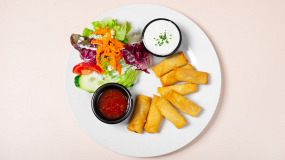 Mini Frühlingsrollen (8 Stück)