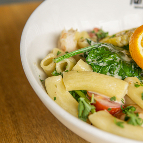 Pasta Spinaci e Gamberetti