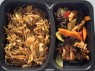  Pui cu ardei, urechi de lemn si paste /  Chicken with peppers, mushrooms and pasta