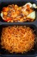 Pui pe plita cu paste / Pan-cooked chicken with pasta