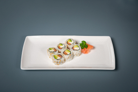 California saumon, avocat et fromage frais