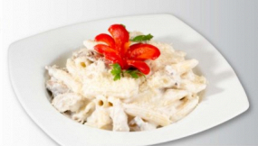 SPAGHETTI /PENNE POLLO E FUNGHI/PASTA WITH CHICKEN BREAST AND MUSHROOMS  380g