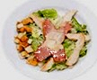 SALATA CAESAR CU BACON SI PUI/CAESAR  SALAD  WITH BACON AND  CHICKEN BREAST    350g