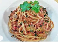 SPAGHETTE CU LEGUME/ SPAGHETTI WITH VEGETABLES 300g