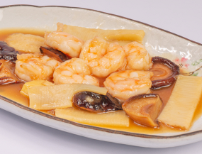 SE8: GAMBERI FUNGHI E BAMBU