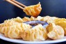 221. Gebackene Apfel Gyoza mit Honig